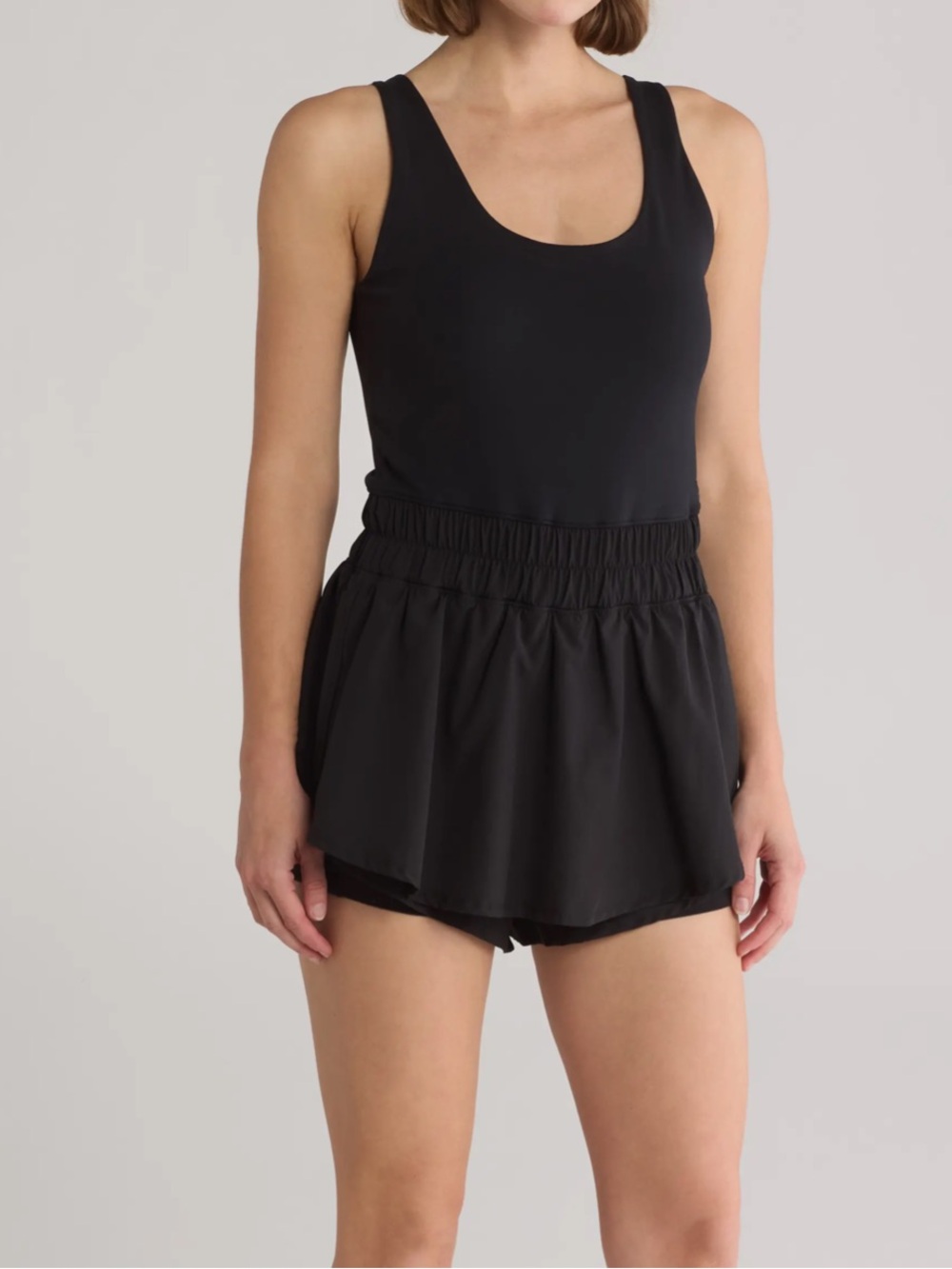 Yogalicious Lux Pati Hybrid Skort Romper Medium NWT